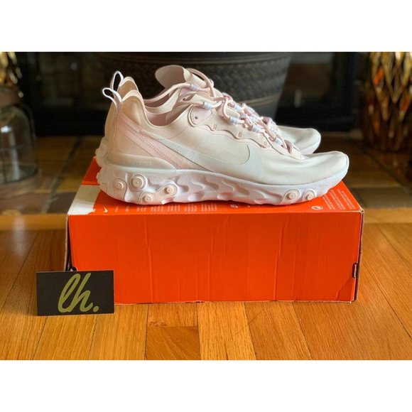 Size 12 W Nike React Element 55 "Pale Pink" - Picture 3 of 5